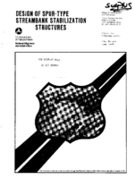 Design of spurtype streambank stabilization structures