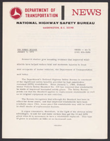 NHTSA News Releases January 1971