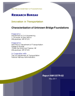 Characterization of Unknown Bridge Foundations