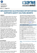 Implementing SLSIProvided Opportunities Supports Safety Culture Growth Research Results
