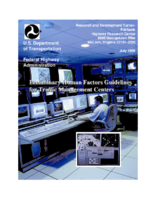 Preliminary Human Factors Guidelines for Traffic Management Centers