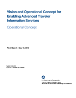 Vision and Operational Concept for Enabling Advanced Traveler Information Services  Operational Concept