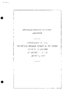 Interstate Commerce Commision Report of the Accident  Investigation Occuring on the CENTRAL RAILROAD OF NEW JERSEY BAYONNE NJ