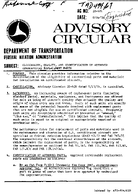 AC 2062C Eligibility Quality and Identification of Approved Aeronautical Replacement Parts