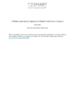 A Multivariate Spatial Approach to Model Crash Counts by Injury Severity