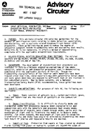 AC 259 Smoke Detection Penetration and Evacuation Tests and Related Flight Manual Emergency Procedures