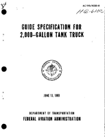 AC 15052208 Guide Specification for 2000Gallon Tank Truck