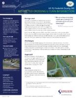 Restricted Crossing UTurn Intersection  US 15 Frederick County MD
