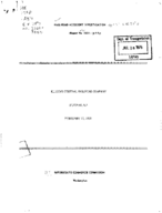 Interstate Commerce Commision Report of the Accident  Investigation Occuring on the ILLINOIS CENTRAL RAILROAD COMPANY FOSTERS LA