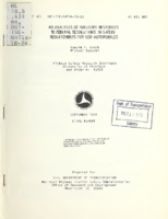 An analysis of industry responses to Federal regulations in safety requirements for new automobiles
