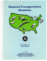 National Transportation Statistics NTS Annual Report 1978