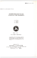Transportation Analysis and Simulation System Requirements