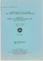 Computer Analysis of Air Pollution from Highways Streets and Complex Interchanges