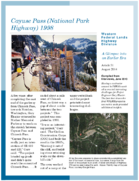 Cayuse Pass National Park Highway 1998