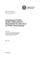 Developing the Federal Aviation Administrations Requirements for Color Use in Air Traffic Control Displays