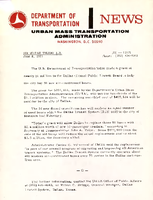 Department of Transportation News Urban Mass Transportation Administration DOT 12171