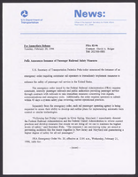 FRA News Releases 1996