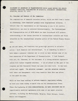 Statement of Secretary of Transportation Brock Adams before the Senate Commerce Committee Subcommittee on Aviation Concerning International Aviation