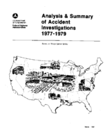 Analysis  Summary of Accident Investigations 1977  1979