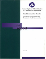 Small Communities Benefits Innovative Traffic Management Practices in Small Communities