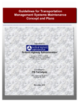Guidelines for Transportation Management Systems Maintenance Concept and Plans