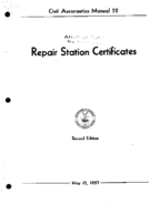 CAM 52 Repair Station Certificate Second Edition 1957