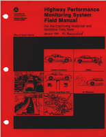 Highway Performance Monitoring System Field Manual for the Continuing Analytical and Statistical Data Base January 1984