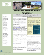 Pedestrian and Bike Forum Newsletter Volume 82 Fall 2021
