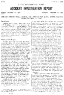 Investigation of Aircraft Accident AMERICAN INTERNATIONAL AIRWAYS INC BERMUDA SKY QUEEN NORTH ATLANTIC OCEAN 19471014