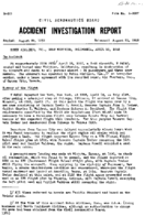 Investigation of Aircraft Accident ROBIN AIRLINES INC WITTIER CALIFORNIA 19520418