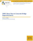 UHPC Shear Keys in Concrete Bridge Superstructures