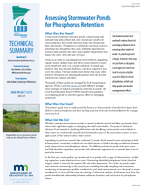 Assessing Stormwater Ponds for Phosphorus Retention