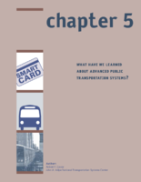 What Have We Learned about Intelligent Transportation Systems Chapter 5 What Have We Learned about Advanced Public Transportation Systems