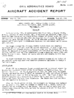 Investigation of Aircraft Accident WORLD AIRWAYS AGANA NAVEL AIR STATION GUAM 19600919