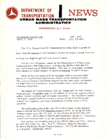 Department of Transportation News Urban Mass Transportation Administration DOT 5671