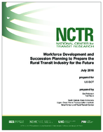 Workforce Development and Succession Planning to Prepare the Rural Transit Industry for the Future