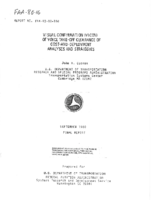 Visual Confirmation VICON of Voice Takeoff Clearance of CostAndDeployment Analyses and Strategies