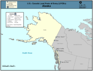 US  Canada Land Ports of Entry LPOEs Alaska