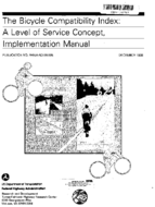 The Bicycle Compatibility Index A Level of Service Concept Implementation Manual