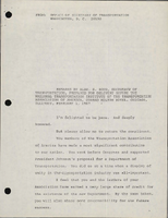 Remarks by Alan S Boyd Secretary of Transportation Prepared for Delivery Before the National Transportation Institute of the Transportation Association of America Chicago Illinois