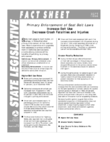 Primary Enforcement Seat Belt Laws