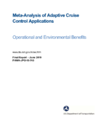 MetaAnalysis of Adaptive Cruise Control Applications Operational and Environmental Benefits