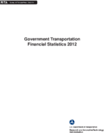 Government Transportation Financial Statistics 2012