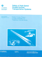 Safety of High Speed Guided Ground Transportation Systems Human Factors Phase I Function Analyses and Theoretical Considerations