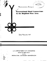Reconnaissance Survey of International Road Connections in the Baghdad Pact Area JulyNovember 1957