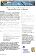 Coordinated Technology Implementation Program Brief Inductive Loop Signature Technology to Conduct OriginDestination Studies on Public Lands