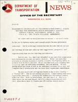 Remarks by Secretary of Transportation John A Volpe before the Mississippi State University Highway Safety Forum