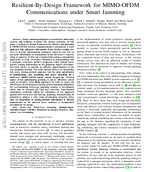 ResilientbyDesign Framework for MIMOOFDM Communications Under Smart Jamming