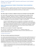 Bridge Formula Program BFP Questions and Answers Last Updated December 23 2022