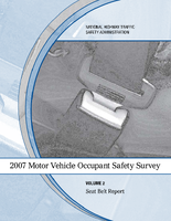 2007 Motor Vehicle Occupant Safety Survey Volume 2 Seat Belt Report